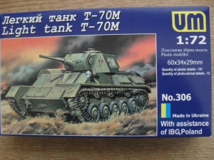 UNIMODEL 1/72 306 T-70M LIGHT TANK